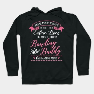 Mom Daughter Matching Bowling Shirts Hoodie